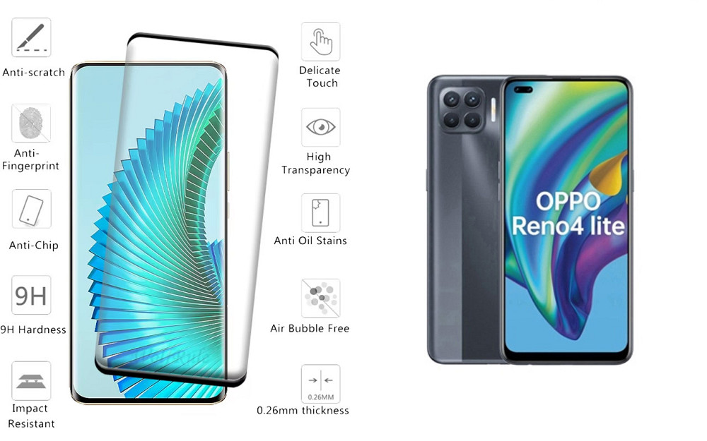 Захисне скло HyperGlass Pro для Oppo Reno 4 Lite – максимальна чутливість та захист Київ - фото 2