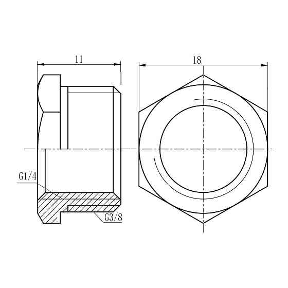 Футорка Thermo Alliance Forte 3/8"х1/4" НВ SF37496 Київ