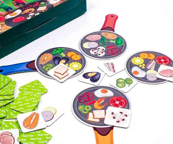 Настольная игра на скорость Сковородки VT2309-01 на укр. языке Винница