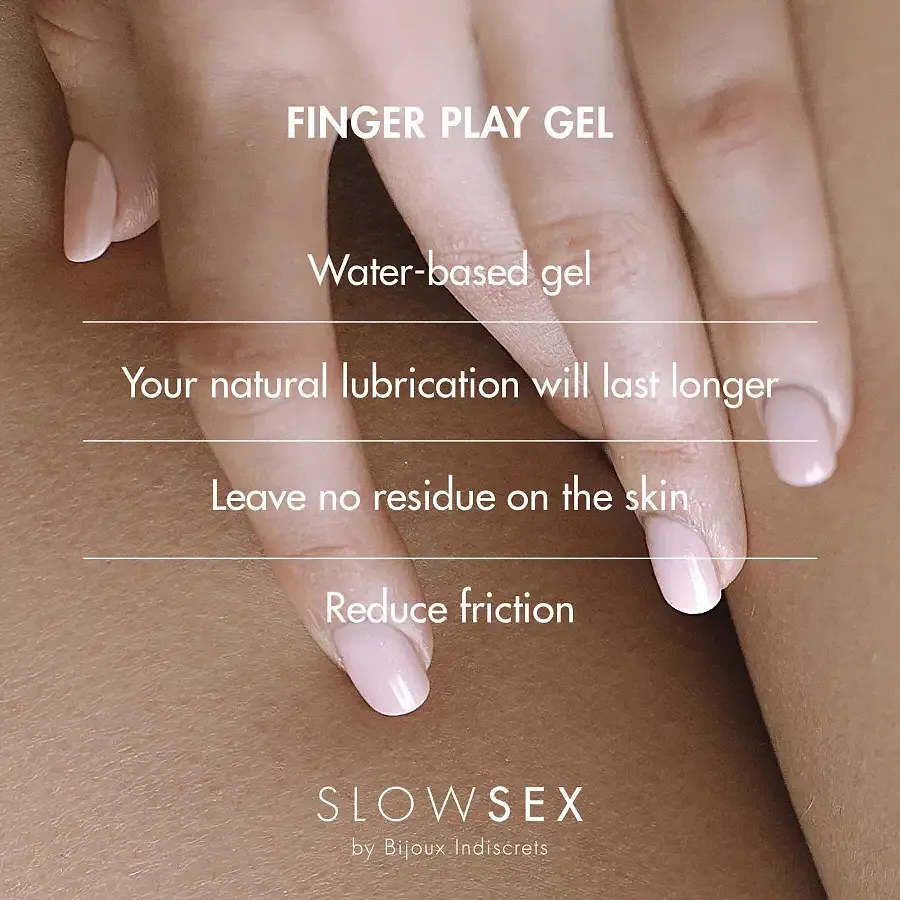 Гель-змазка для мастурбації Bijoux Indiscrets Slow Sex Finger play gel Львов - изображение 4