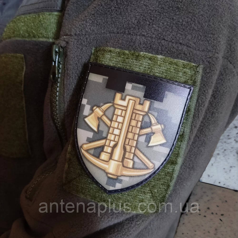 Інженерні війська ЗСУ шеврон / патч Київ - фото 3