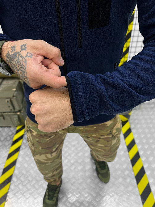 Флісова кофта синя дснс мнс поліція флісу Одеса - фото 2