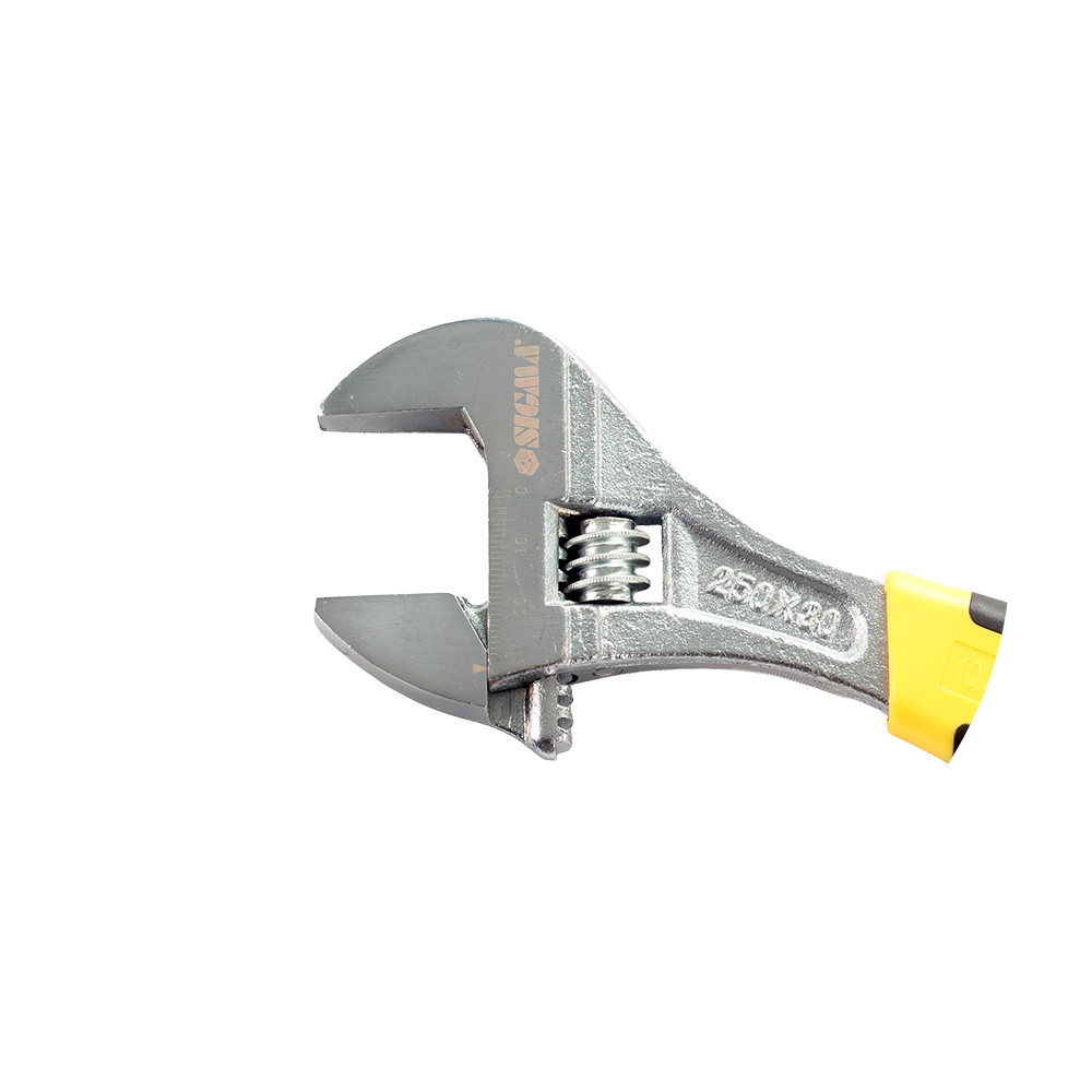 Sigma Ключ разводной 250мм CrV (обрезиненная рукоятка) SIGMA (4101031) Коломия - фото 4