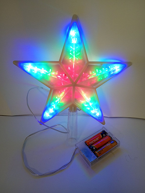 Різдвяна зірка для ялинки 23*21 26223 Луцьк - фото 2