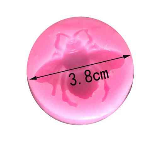 Молд силіконовий Бджола 38 мм рожевий Київ