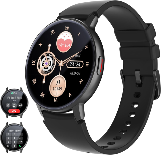 Смарт-годинник Mermo AMOLED 1.3", Bluetooth дзвінки, 120+ спортивних режимів, SpO2, IP67, для Android та iPhone Київ