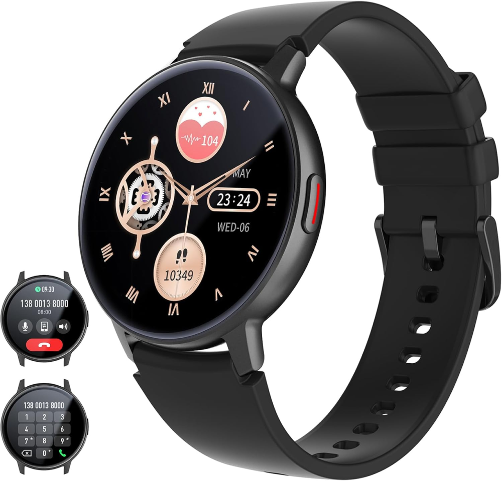 Смарт-годинник Mermo AMOLED 1.3", Bluetooth дзвінки, 120+ спортивних режимів, SpO2, IP67, для Android та iPhone Київ - фото 2