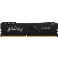 Модуль пам'яті для комп'ютера DDR4 16GB 3200 MHz Beast Black Kingston Fury (ex.HyperX) (KF432C16BB1/16WP) Київ - фото 1