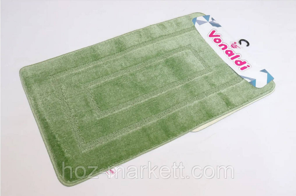 Набор ковриков для ванной зеленый 100 х 60 производство Турция Харьков - изображение 1