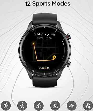 Смарт -Часы Amazfit Gtr 2 New Version Global Midnight Black . Киев