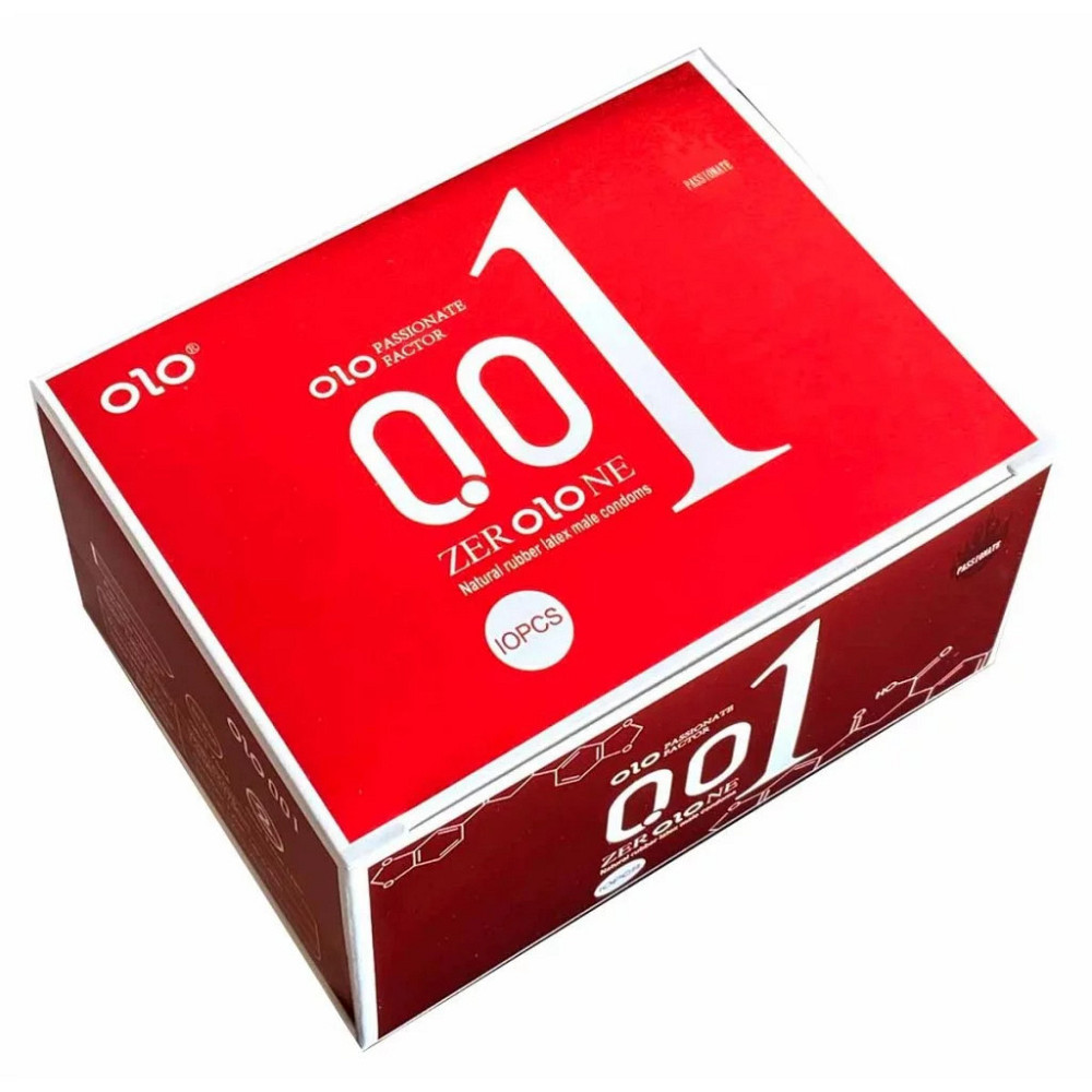 Презервативи Olo 0.01 RED 10 шт збуджуючі з гіалуроновою кислотою Sex Aura Київ - фото 6