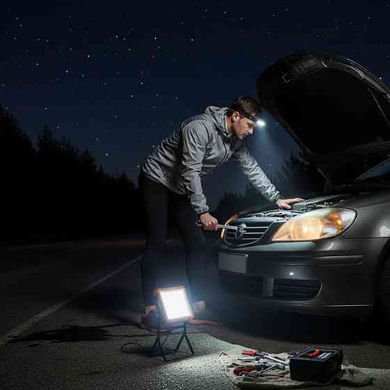 Налобний ліхтар з датчиком руху 2в1 BL-G-28-XPE+COB / Потужний акумуляторний LED ліхтарик на голову Київ