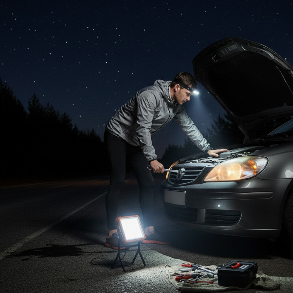 Налобний ліхтар з датчиком руху 2в1 BL-G-28-XPE+COB / Потужний акумуляторний LED ліхтарик на голову Київ - фото 2