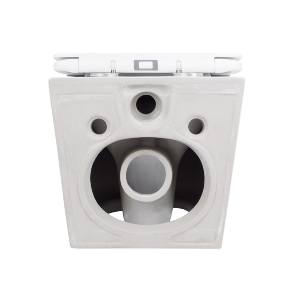 Унітаз підвісний Qtap Swan безобідковий із сидінням Soft-close QT16335178W Київ - фото 7