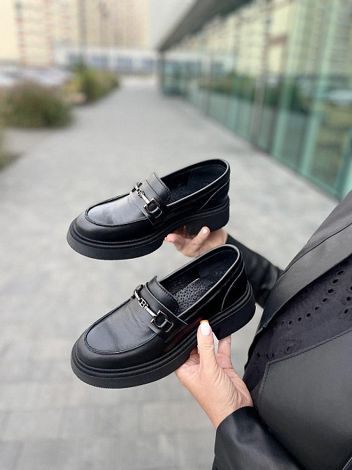 Туфлі жіночі GREMMY чорні натуральна шкіра 37р. (5288) Коломия - фото 1