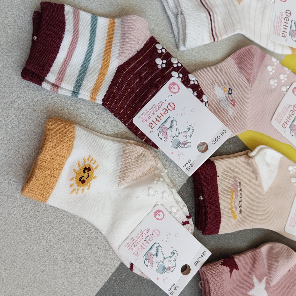 Котонові шкарпетки з гальмами 12-18 м Київ - фото 4