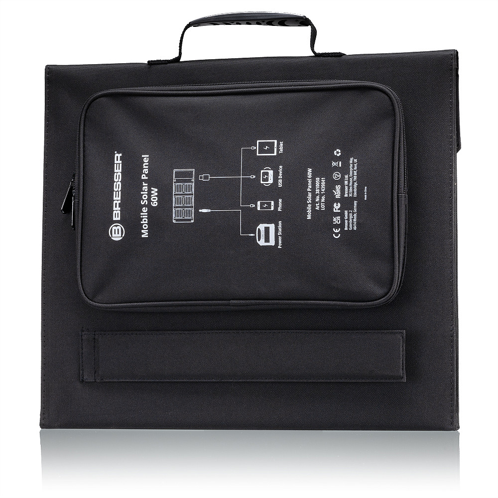 Портативний зарядний пристрій сонячна панель Bresser Mobile Solar Charger 60 Watt USB DC (3810050) Київ - фото 9
