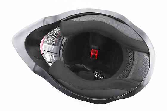 Шолом кросовий/ендуро/АТV зі склом BLD-819-7 М (57-58см), ЧОРНИЙ/СІРО-ЧЕРВОНИЙ Киев