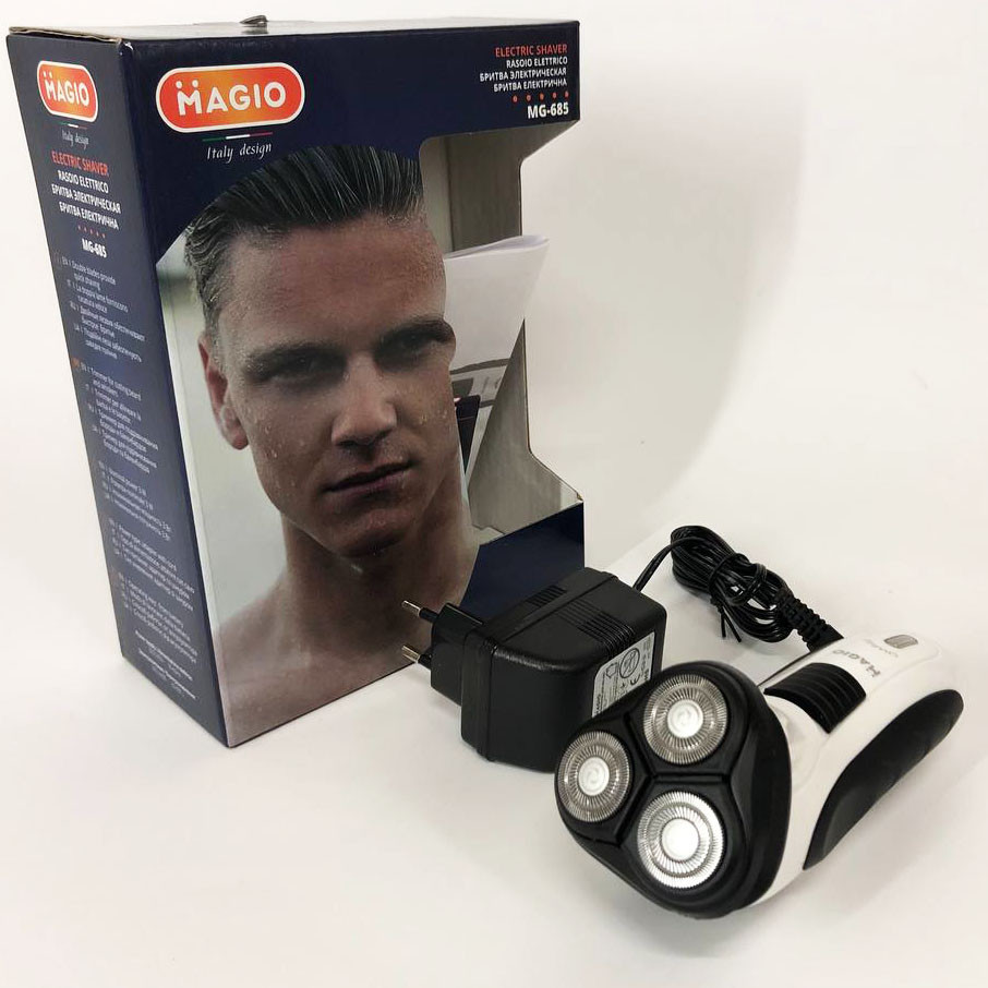 Мощная электрическая бритва для бороды MAGIO, Электробритва для профессионального бритья ZE-78 Львов - изображение 7