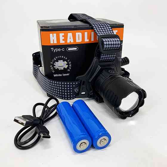 Фонарь налобный 8505 WHITE LASER LED PM10-4TG (White+Yellow+Blue+Red) 2x18650 WY-46 Львов