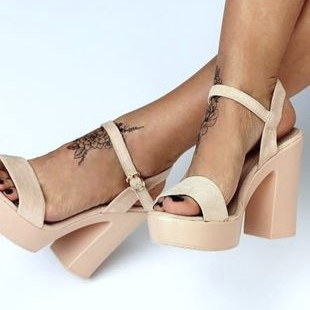 Жіночі Бежеві Босоніжки на Толстовці Модельні (розміри: 36,37,38,39,40) - 63 Дніпро - фото 4