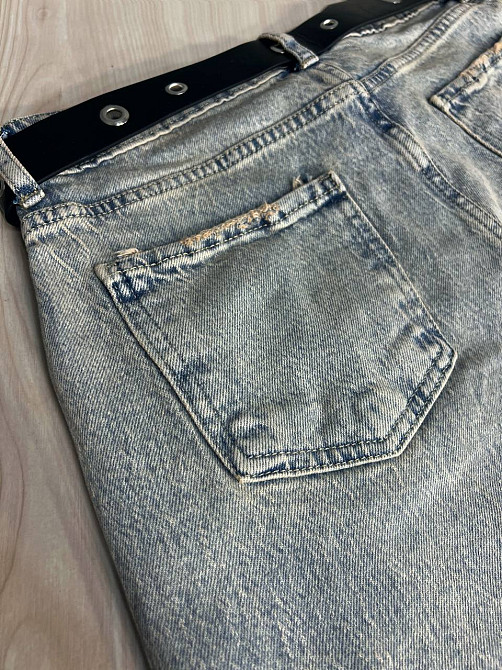 Шорти жіночі джинсові LIUZIN 1358 SKATER бермуди подовжені з ременем блакитні, блакитний, 28, 28, 80 см, 108 см Київ - фото 18