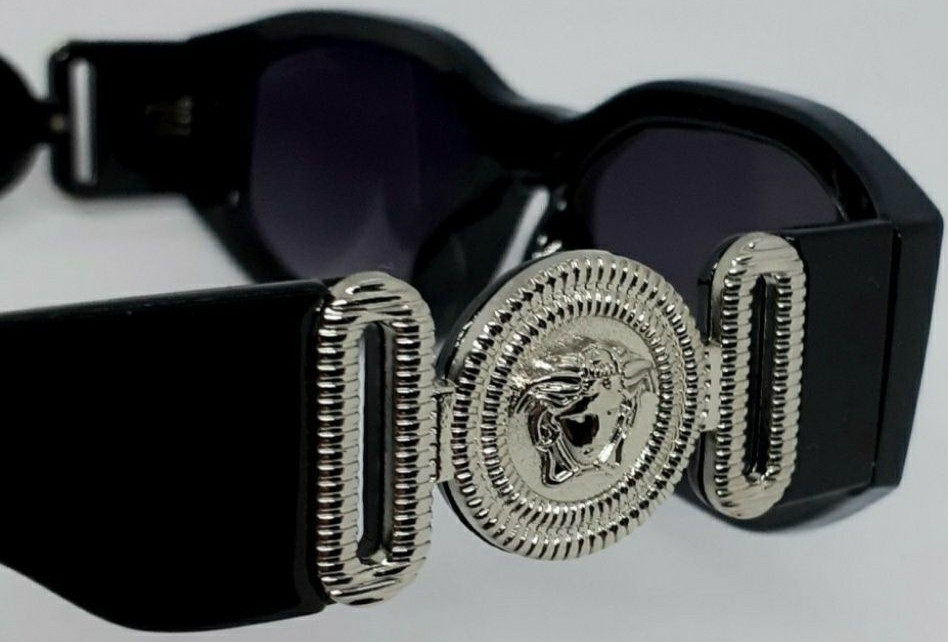 Брендовые хитовые очки унисекс черные градиент с серебристым логотипом. Киев - изображение 2