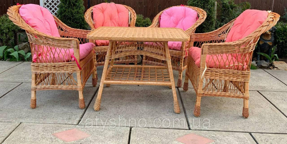 Прочная садовая плетеная мебель на дачу Киев - изображение 1
