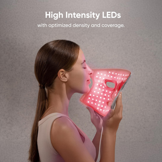 Уцінка LED-маска для обличчя Nanoleaf: світлодіодна терапія 7 режимів, схвалено FDA, акумуляторна — від акне та зморшок Київ