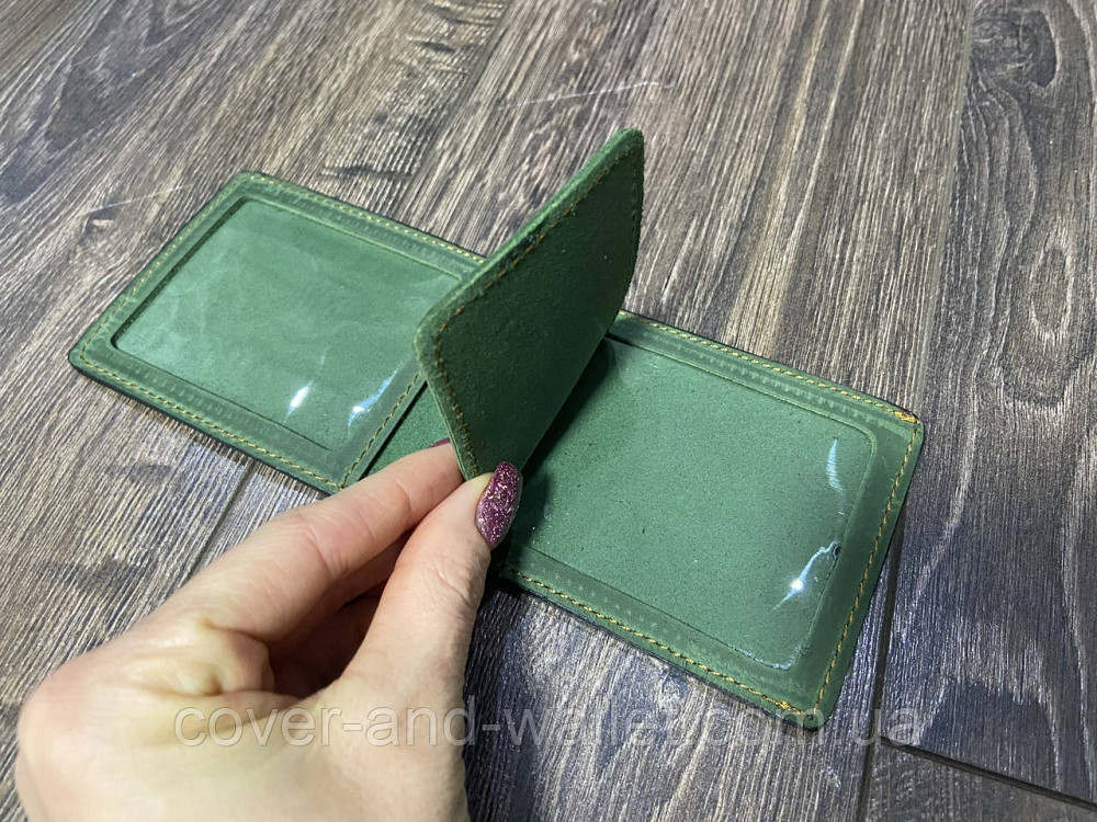 Універсальна обкладинка "Посвідчення Україна" з кишенею із натуральної шкіри Crazy Horse Київ - фото 9