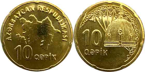 Azerbaijan Азербайджан 10 Qapik 2006 UNC Полтава