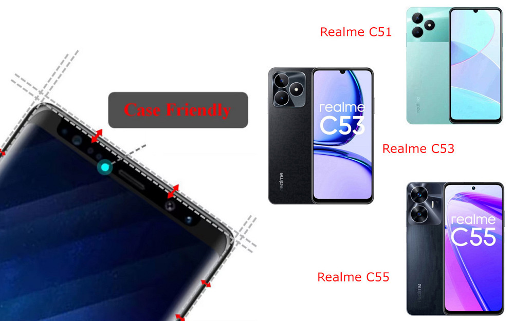 Захисне скло HyperGlass Pro для Realme C51, Realme C53, realme C55 – максимальна чутливість та захист Київ - фото 4