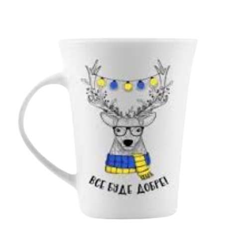 Чашка Святкова чашка 360мл тюльпан (в коробці) 2113 Кварта Житомир - изображение 1