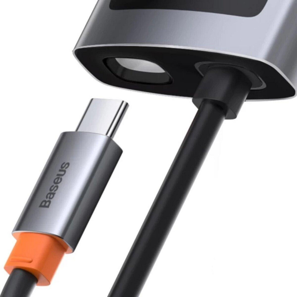 Хаб адаптер перехідник Baseus Metal Gleam Series 4в1 багатофункціональний CAHUB-CY0G Одеса - фото 6