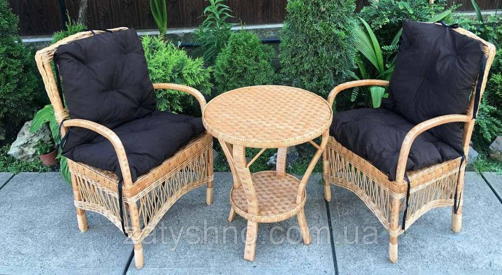 Набор мебели плетеной с круглым столом Киев - изображение 3