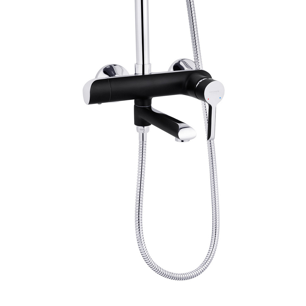 Набор 3 в 1 душевая система Kroner Essen-SCH063 + смеситель Essen-SCH030 + смеситель Essen-SCH010 Киев - изображение 4