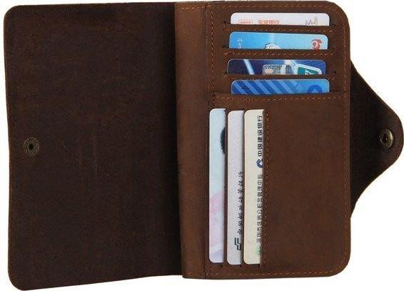 Гаманець чоловічий Vintage 14484 Коричневий Київ - фото 3