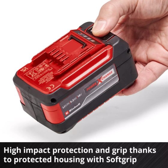 Потужний акумулятор і зарядний пристрій 18V 5,2 Аh Starter-Kit Einhell Power-X-Change (4512147) Київ