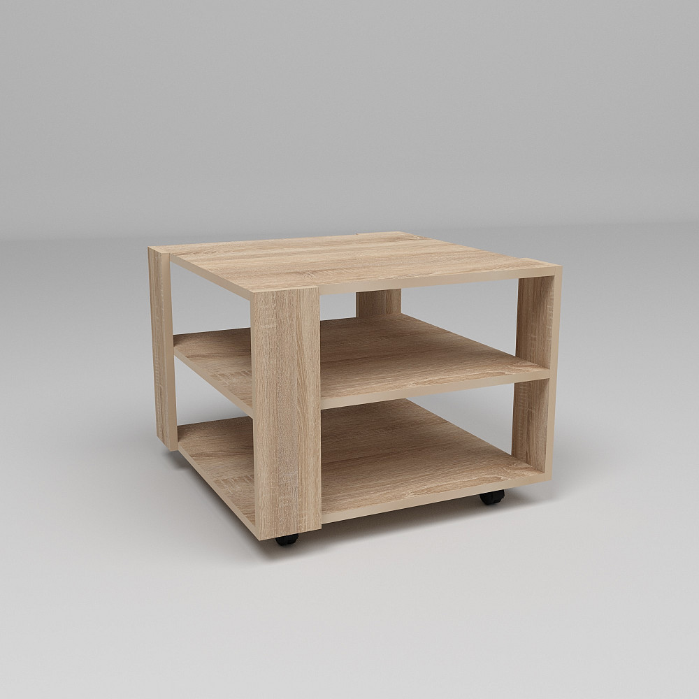 Стол журнальный Квант №4, Дуб Сонома, 600/600/450 Львов - изображение 2