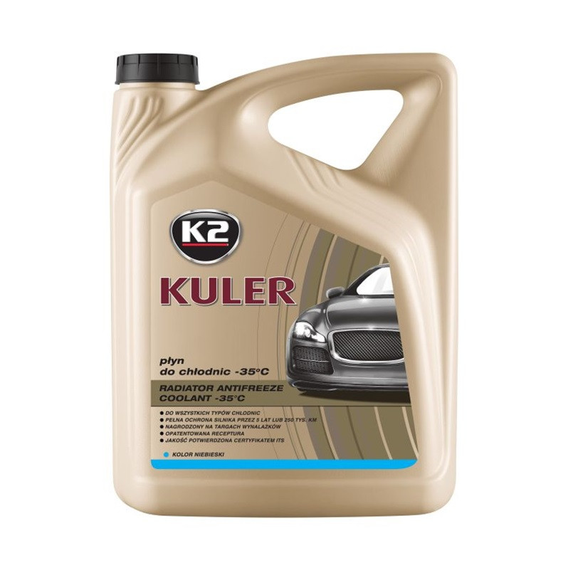 Антифриз K2 Kuler Long Life G11 -35°C голубой готовый 5л Львов - изображение 1