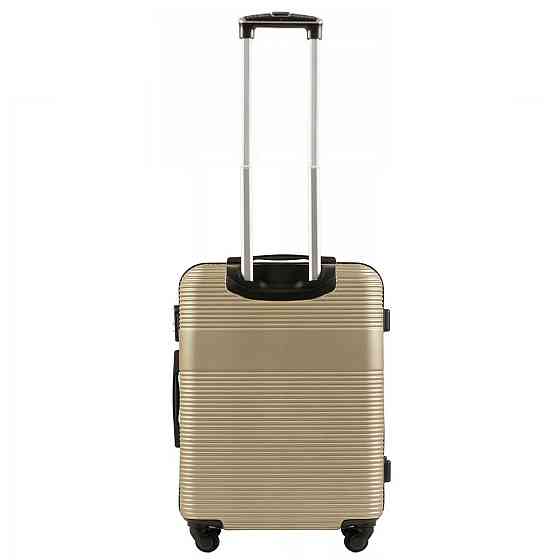 Валіза пластикова WINGS 5398 мала 55 см шампань Київ