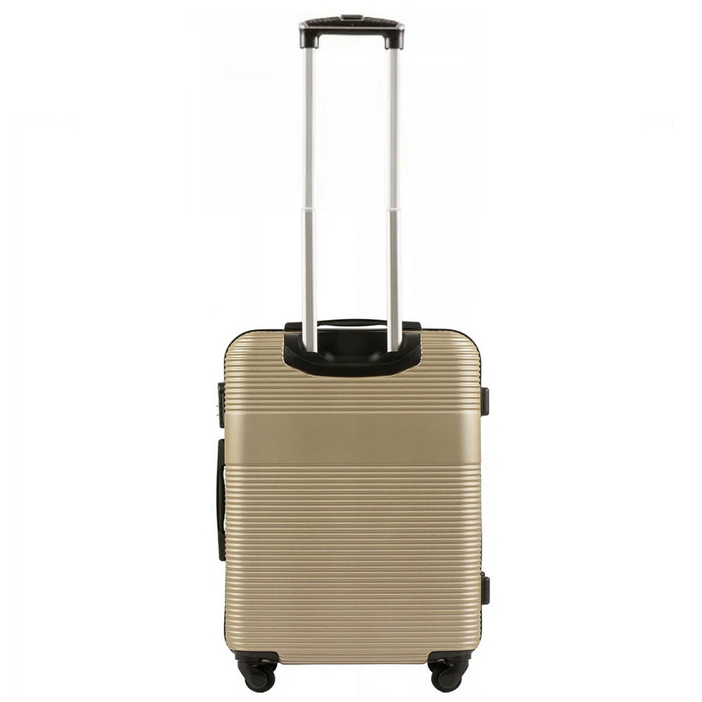 Валіза пластикова WINGS 5398 мала 55 см шампань Київ - фото 3