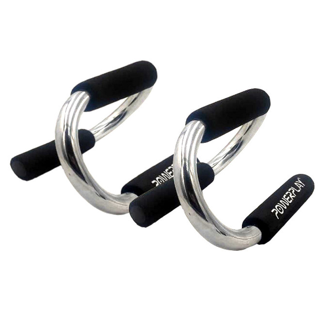 Упори для віджимань PowerPlay 4318 Push-Up Bars Stell металеві (S-подібні) Каменское - изображение 6