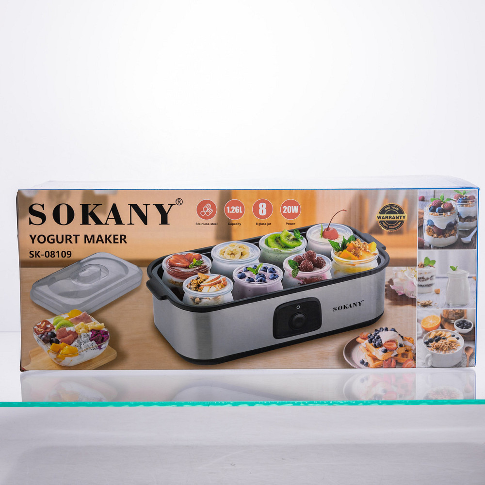 Sokany Йогуртниця електрична на 8 баночок по 180 (мл) 20 Вт SK-08109 Коломыя - изображение 7