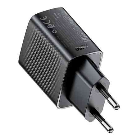 Адаптер мережевий AceFast A98 GaN PD30W, USB, Type-C, чорний Вінниця