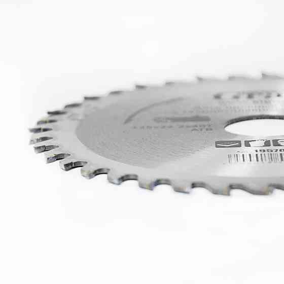 Диск пиляльний для дерева з твердосплавними напайками Ø 125×22.2×40Т, 10000об/хв GRAD (1957045) Київ