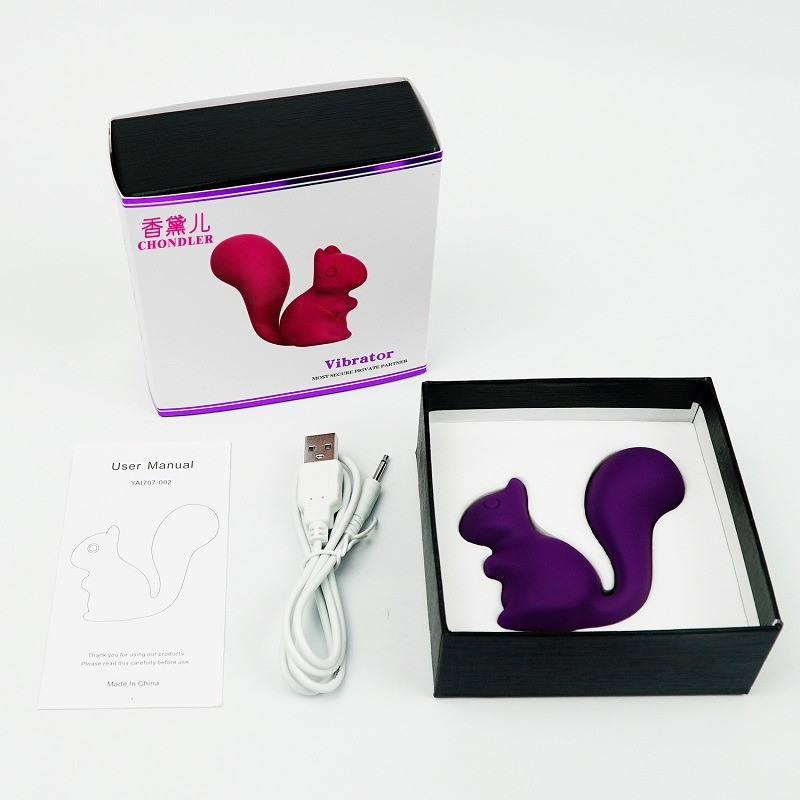 Мини-вибратор клиторальный Every Night Toys Doris в форме лисы фиолетовый, 10 режимов вибрации Sex Aura Киев - изображение 10