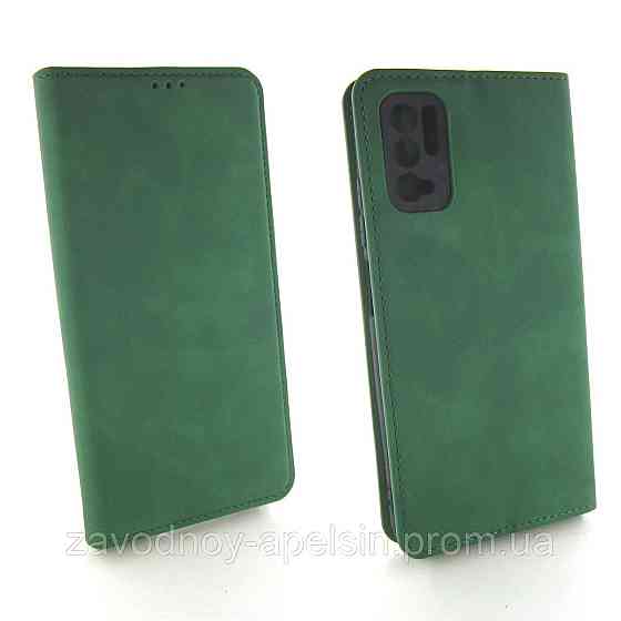 Чехол книжка Xiaomi M3 pro Note 10 5G Защита камеры (зеленый) Одесса