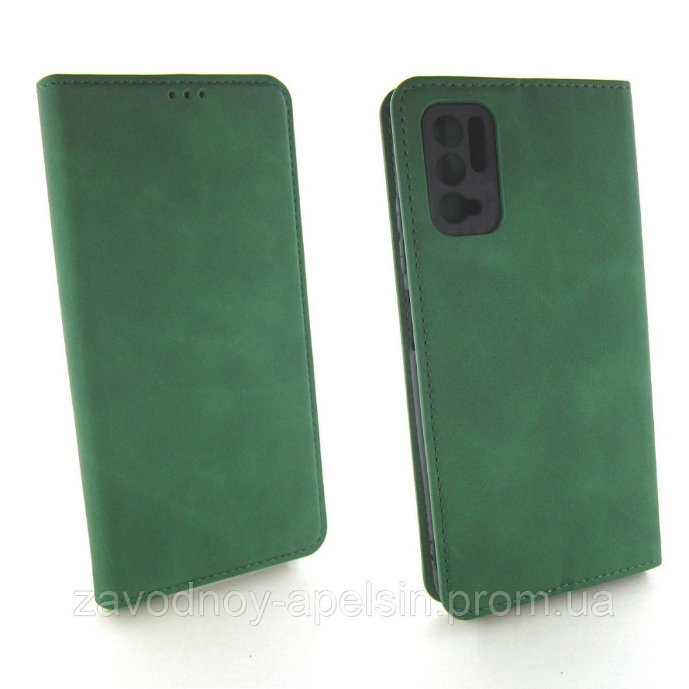 Чохол-книжка Xiaomi M3 pro Note 10 5G Захист камери (зелений) Одеса - фото 1