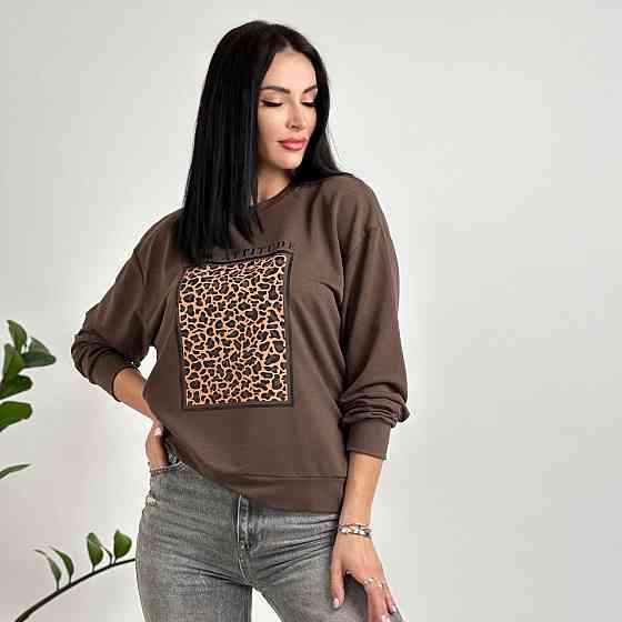 Жіночий демісезонний світшот "Feline" оптом | Норма і батал Київ